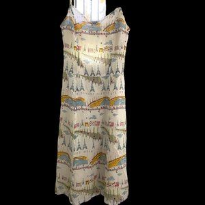 Gorgeous 100% cotton vintage For Joseph "Paris" Dress size M